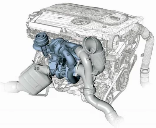 BMW's six cylinder diesel engine has variable twin-turbocharging