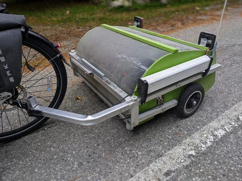 The "pick-up" version of the Bike Lane Sweeper