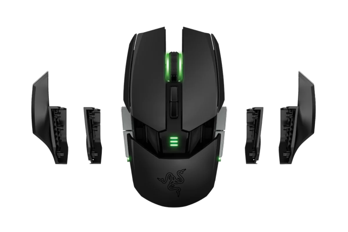 The Ouroboros has customizable side panels allowing for ambidextrous use