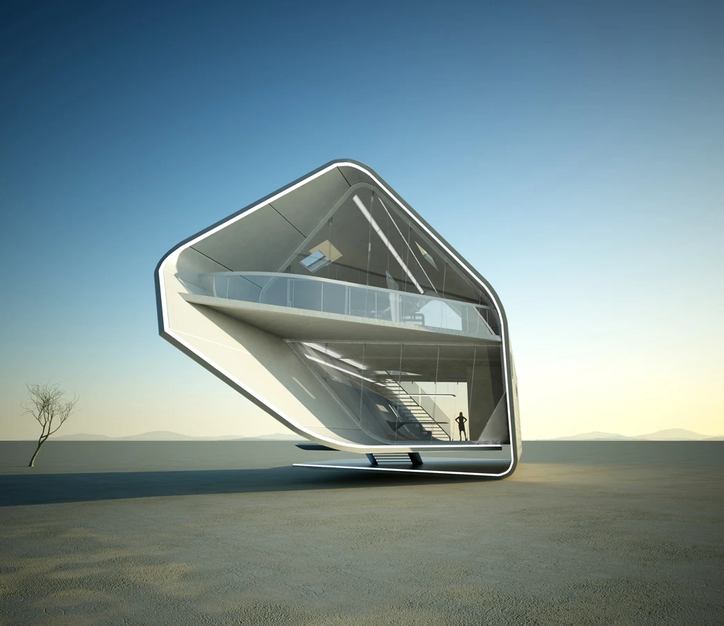 California Roll house is best suited to a desert environment (image from Violent Volumes)