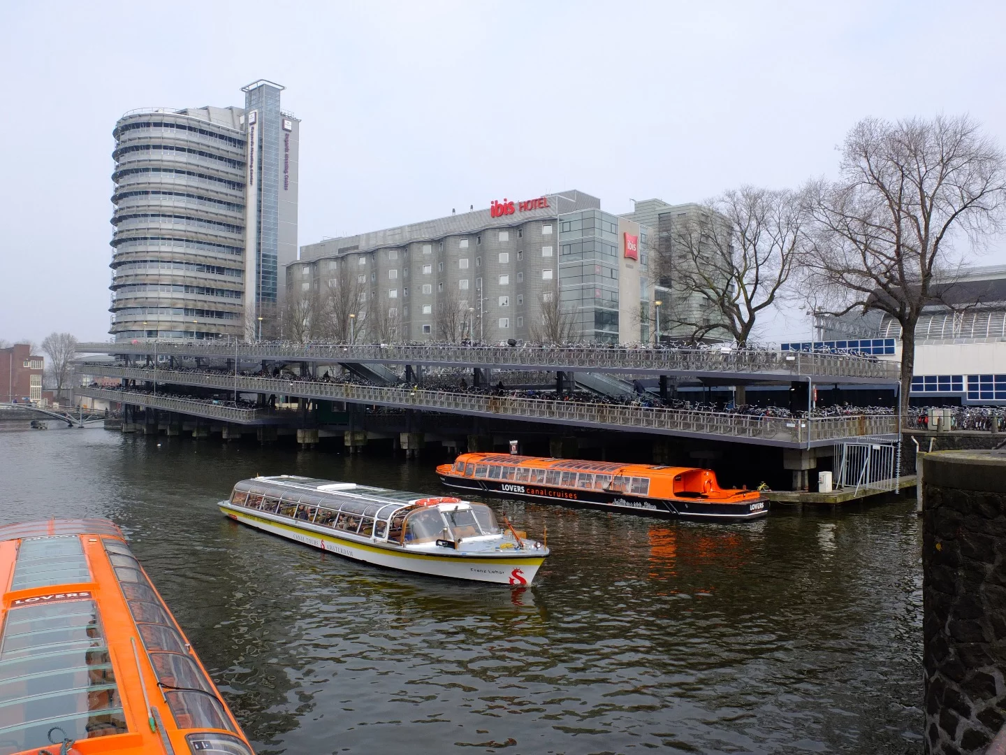 Designed by VMX Architecten, Fietsflat is a free-to-use three-storey bicycle park