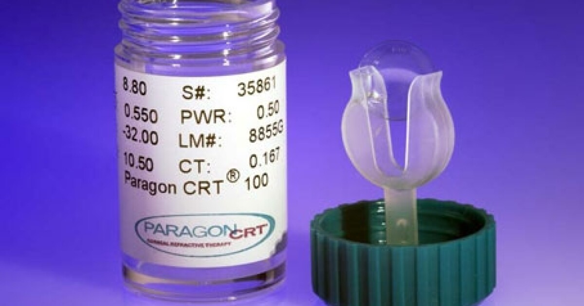 Contact lenses you wear at night for daytime benefits