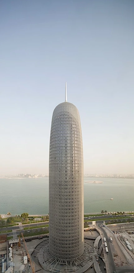 The Doha Tower, Oatar(Photo: Nelson Garrido/Archdaily)