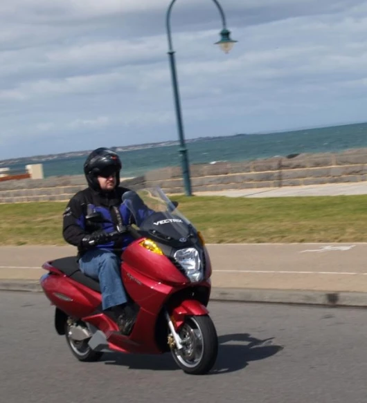 The Vectrix Electric Maxi-Scooter