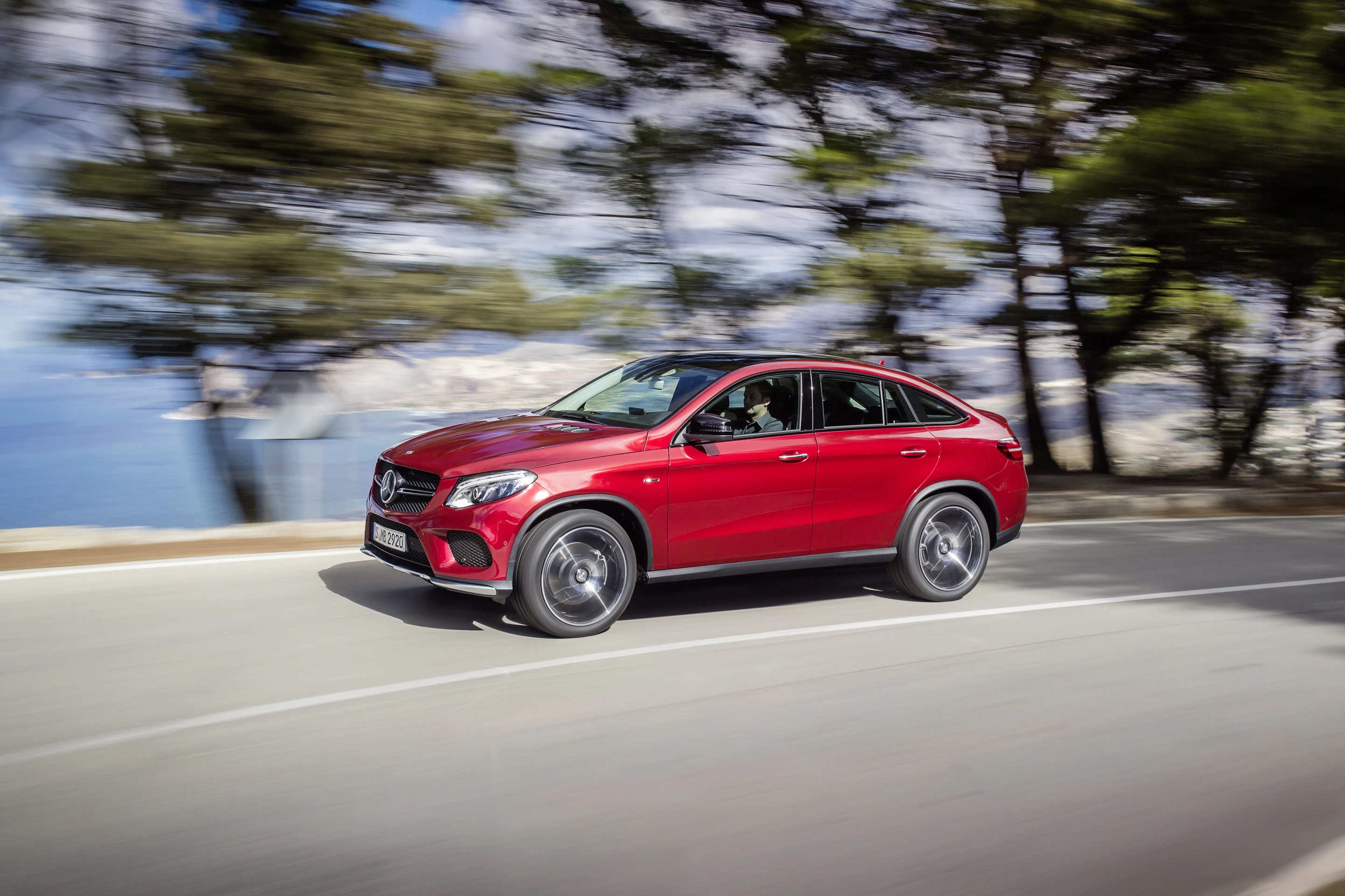 The obvious differentiating factor for the GLE Coupe is its sloping roofline