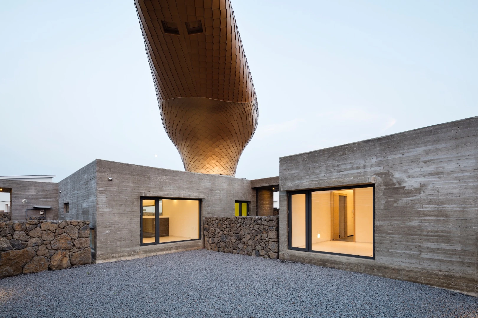 Wind House was commissioned by an eye doctor looking for something strange and different