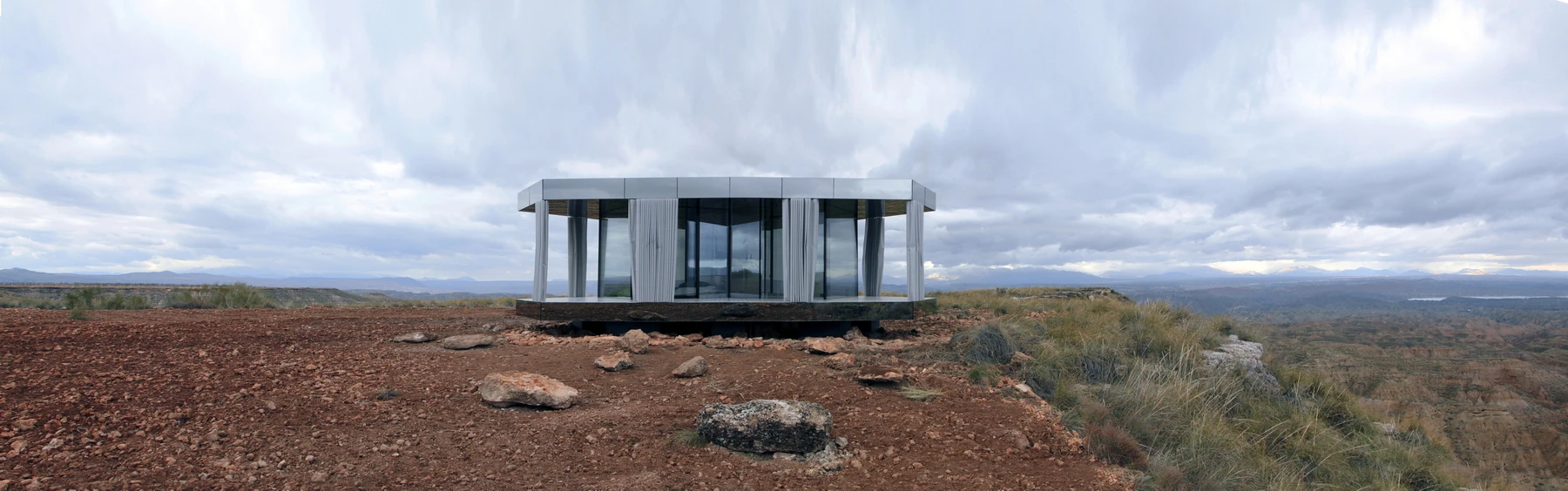 The Glass House is also referred to as Casa del Desierto, or the Desert House