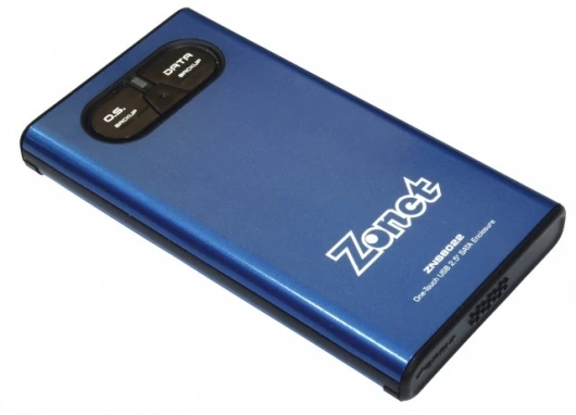 ZNS8022 2.5" USB 2.0 One-Touch SATA Enclosure