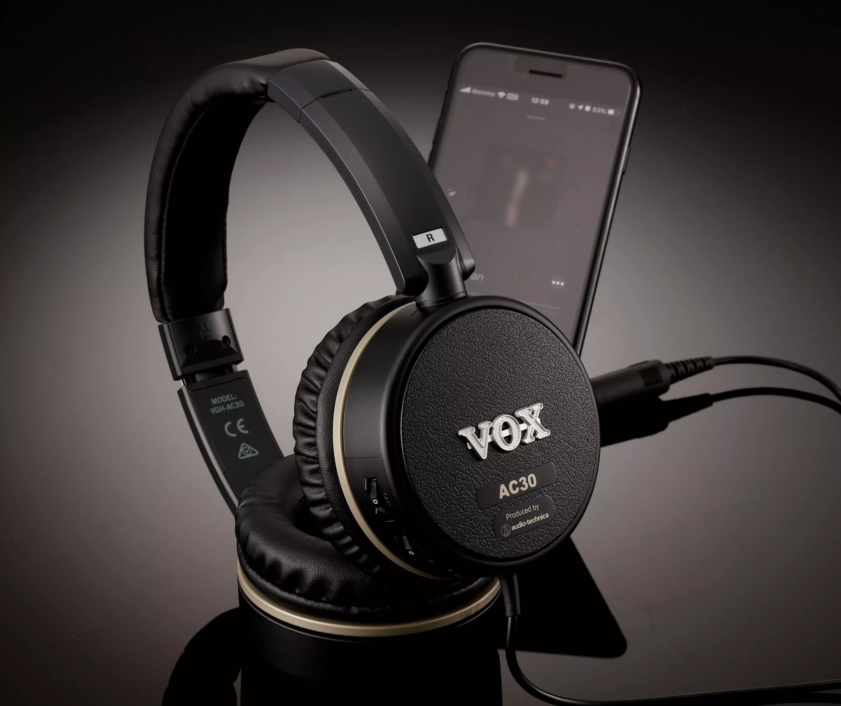When the amp circuit is powered off, the VGH models can be used like regular headphones