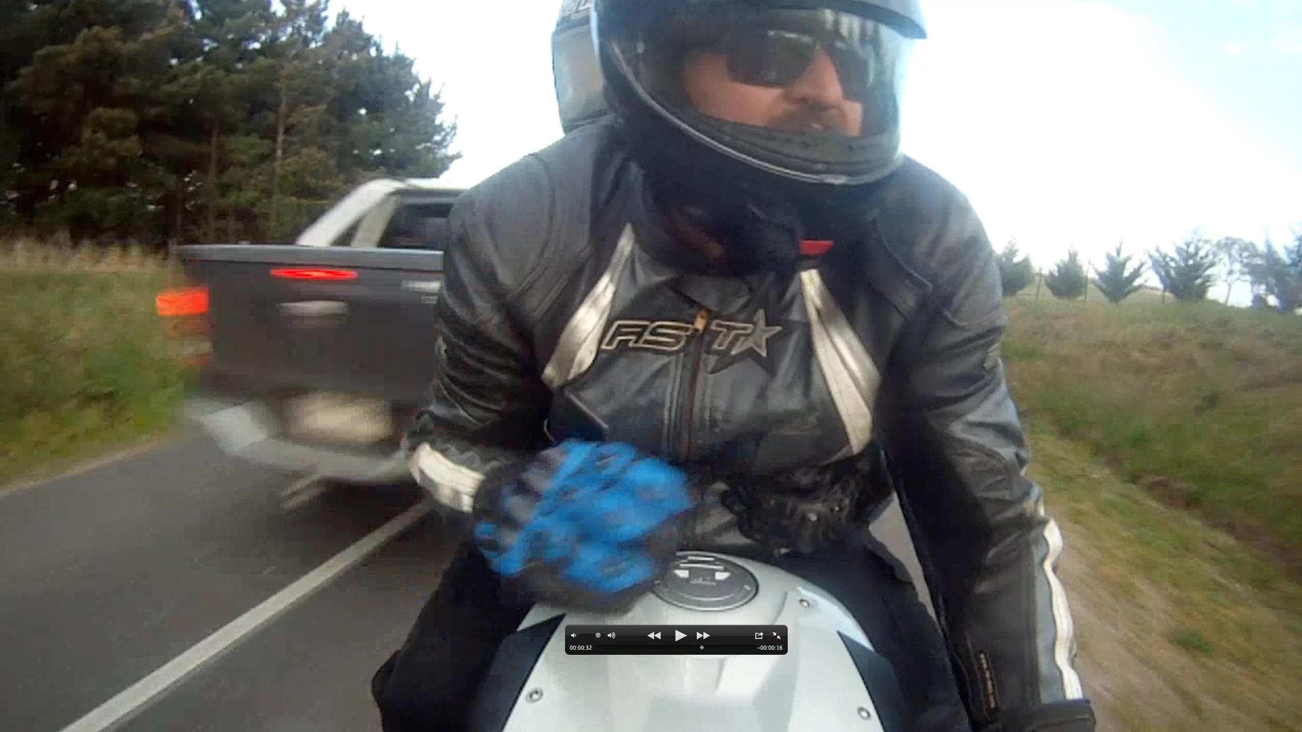 Still frame from the video