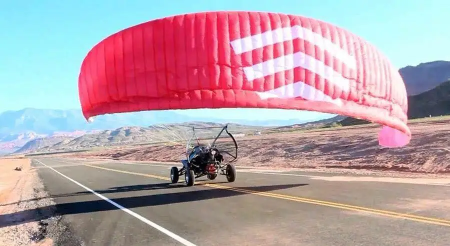 SkyRunner lists the parawing as a PD Sunriser 550