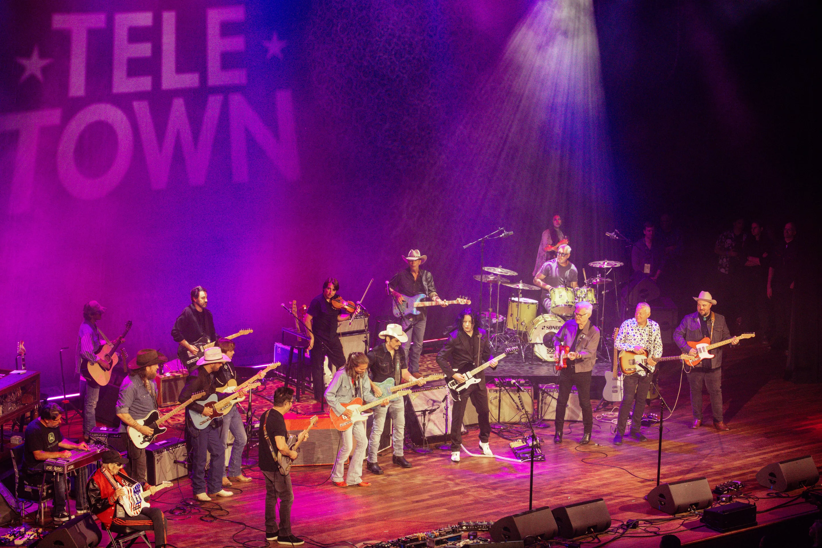 An all-star jam to round out the Telecaster celebrations in Nashville earlier this month