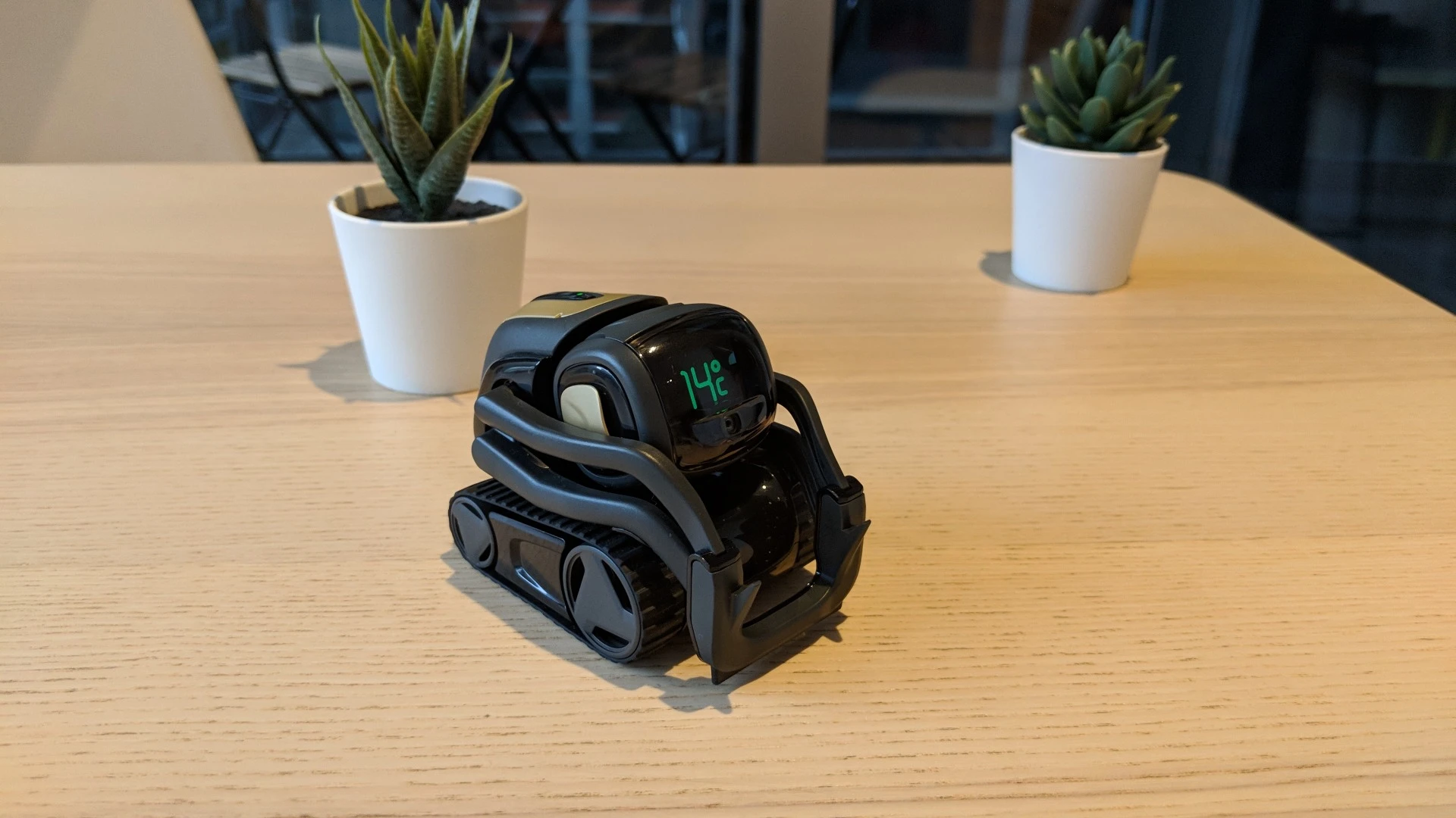 Vector displays the temperature