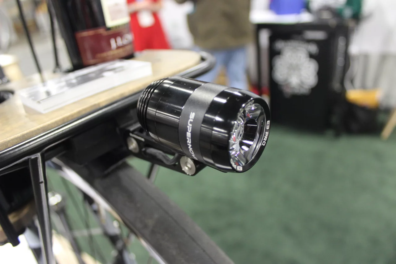 The bike is equipped with a full lighting system