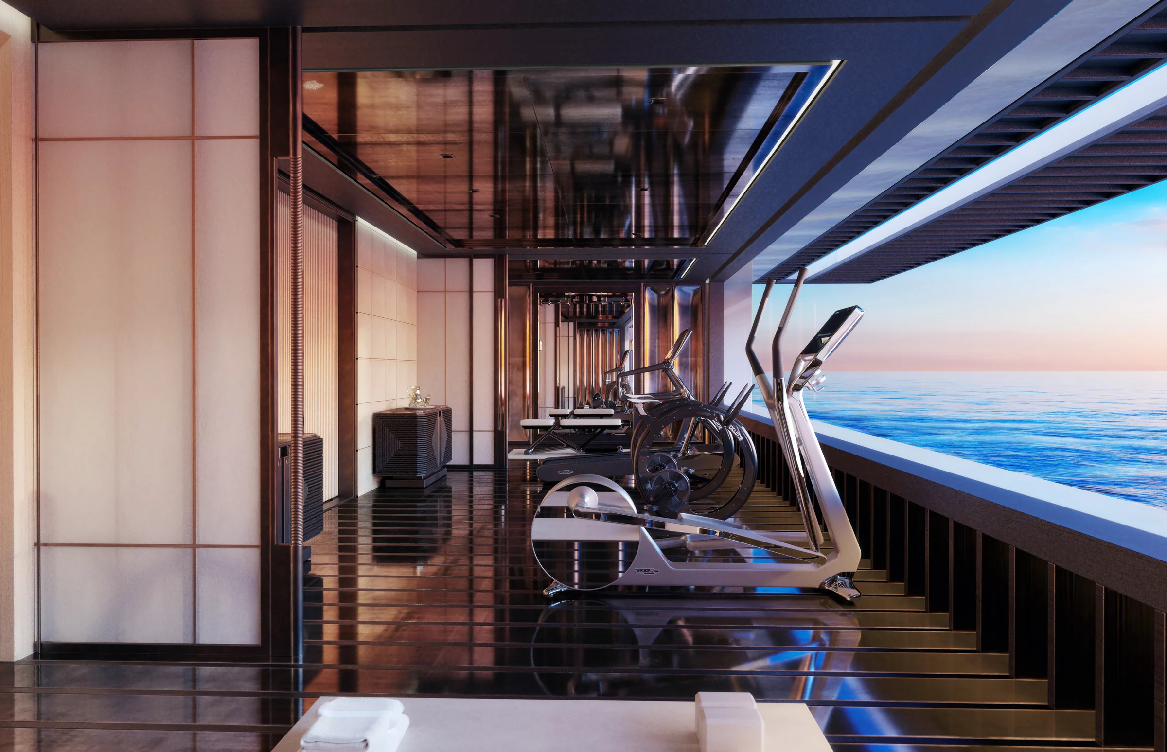 Decent looking view to work up a sweat in front of