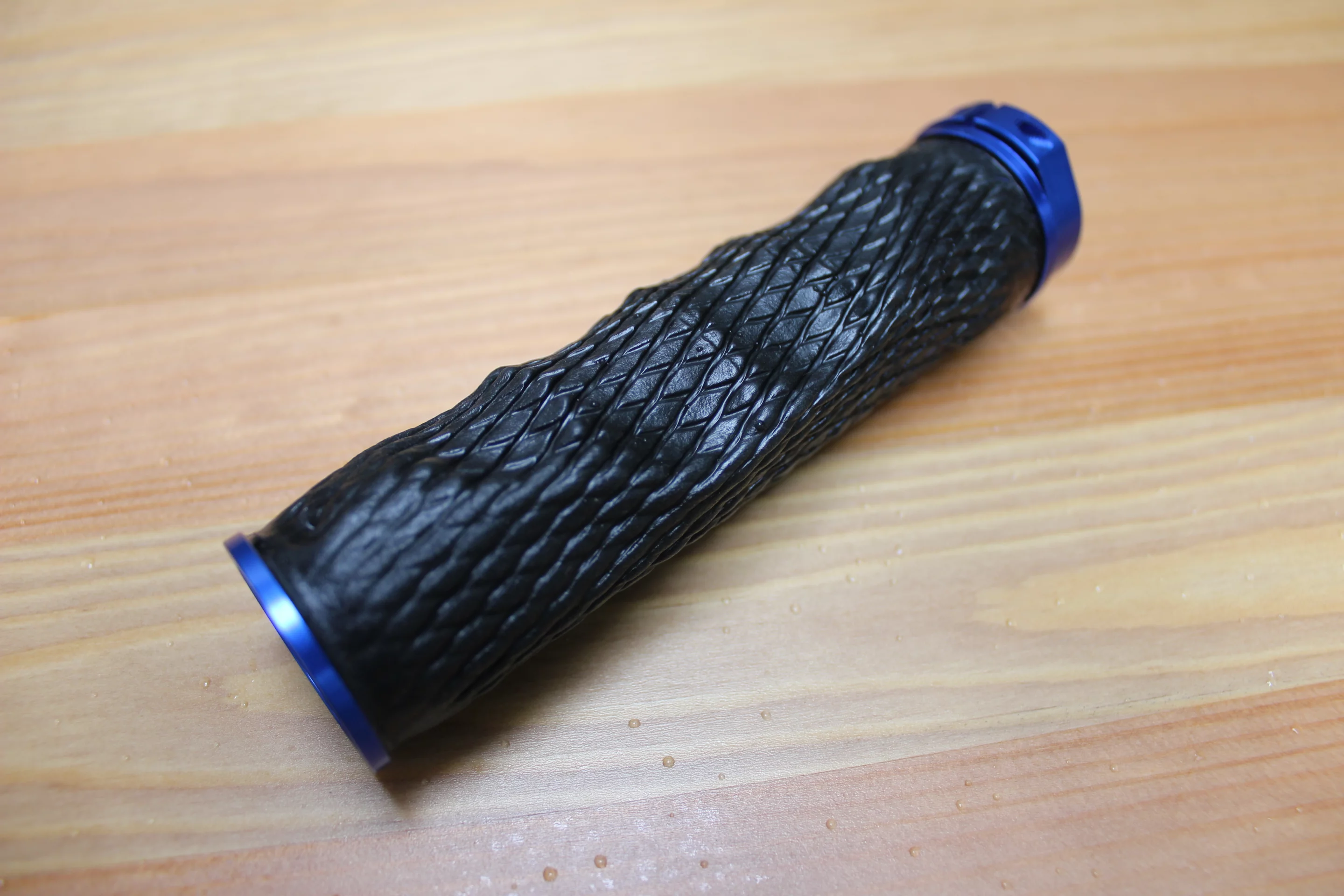 One of the finished grips