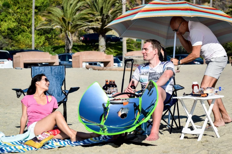 SolSource cooker gets compact for solar-grilling on the go