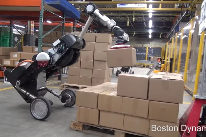 Handle: a rolling, self-balancing warehouse robot