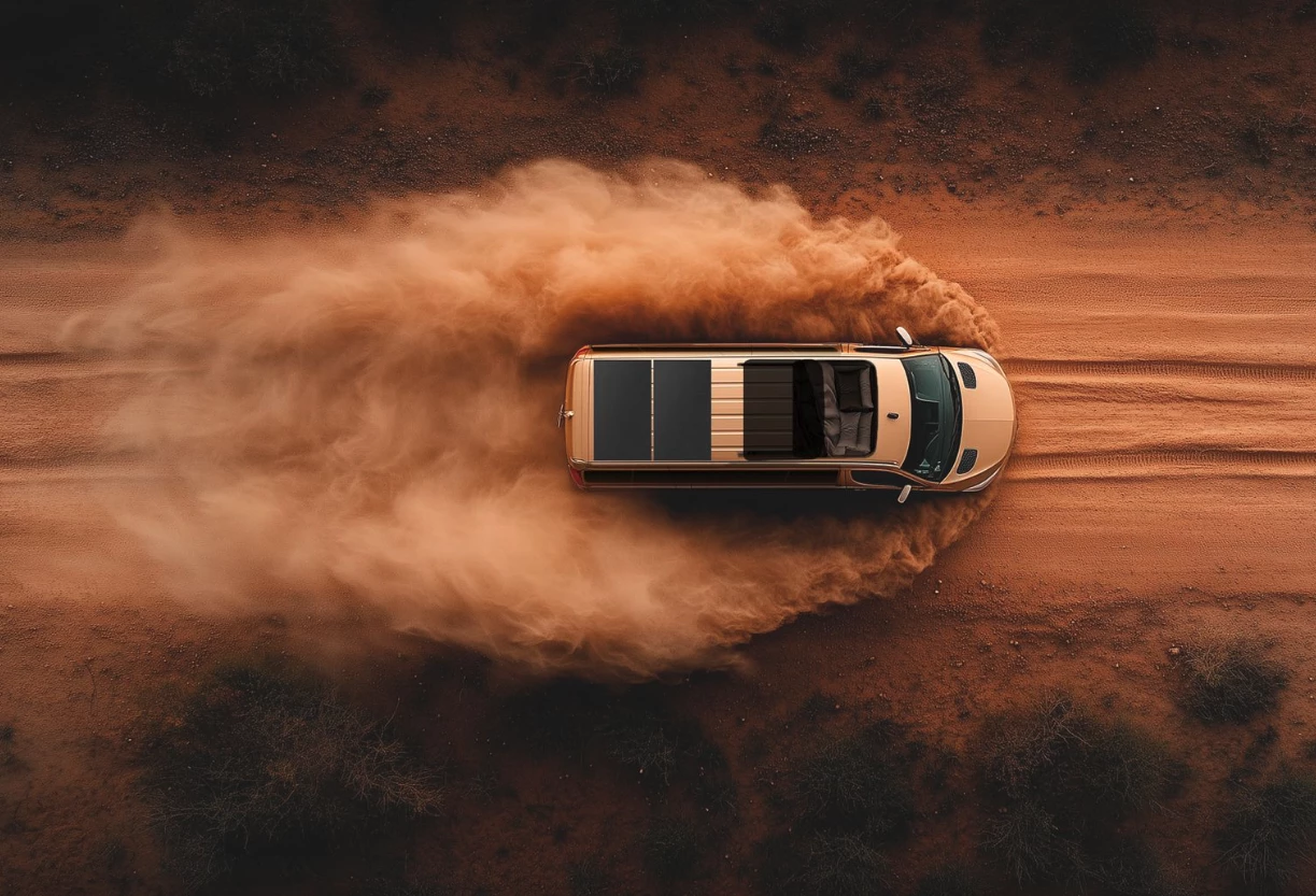 The Ananya is based on a Mercedes-Benz Sprinter AWD and can be built up into a serious off-roader straight from Robeta
