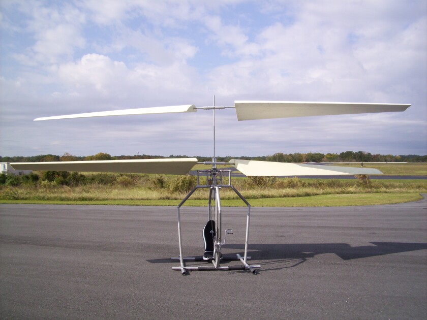 The aim of the project is to develop a small coaxial human-powered helicopter that has the potential for reliable and practical recreational use