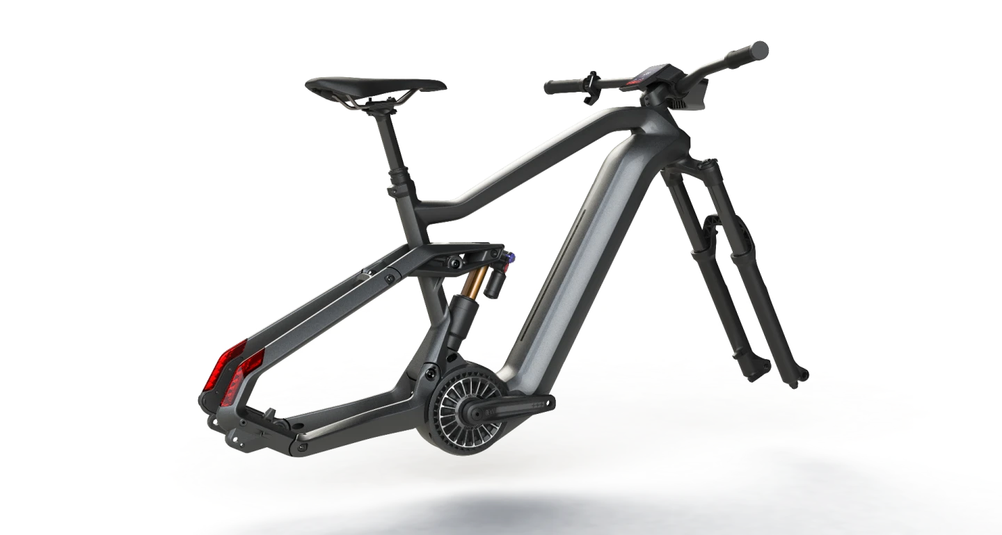 Haibike Flyon: full suspension frame variant