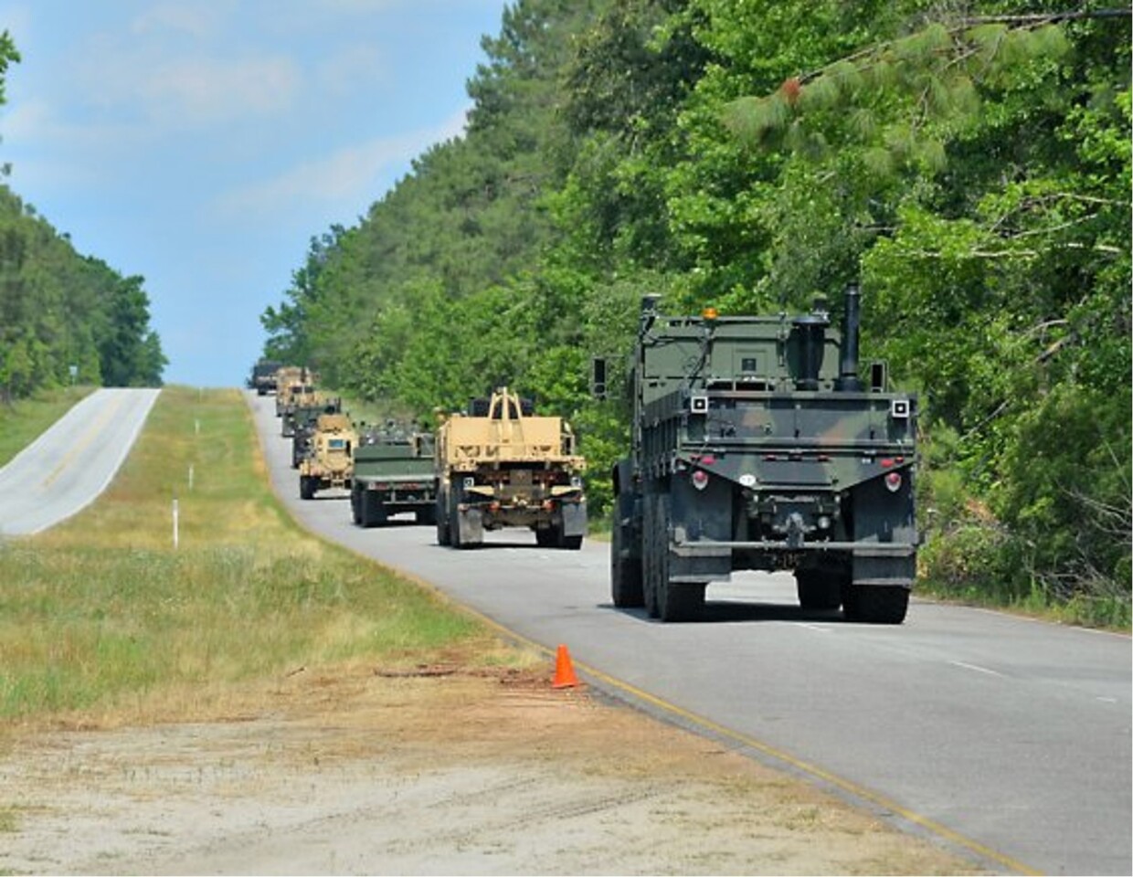 The new autonomous vehicles use much of the technology developed for civilian self-driving cars (Photo: Department of Defense)