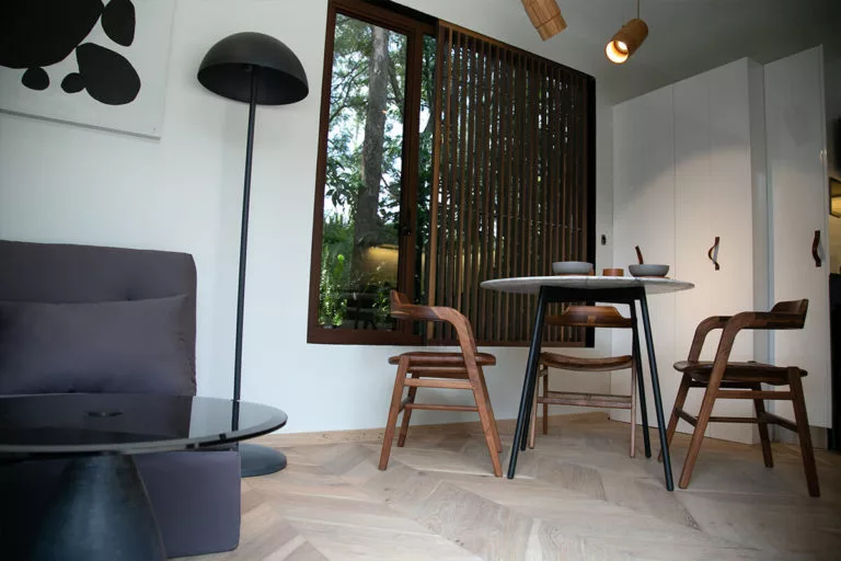 All furniture is sourced from local Mexican makers