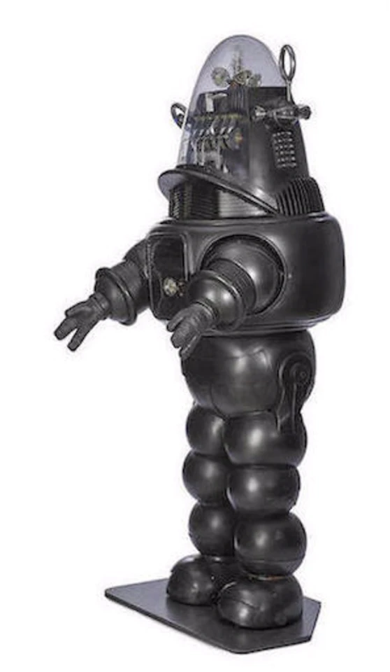 Robby the Robot includes a number of motorized and electrical effects