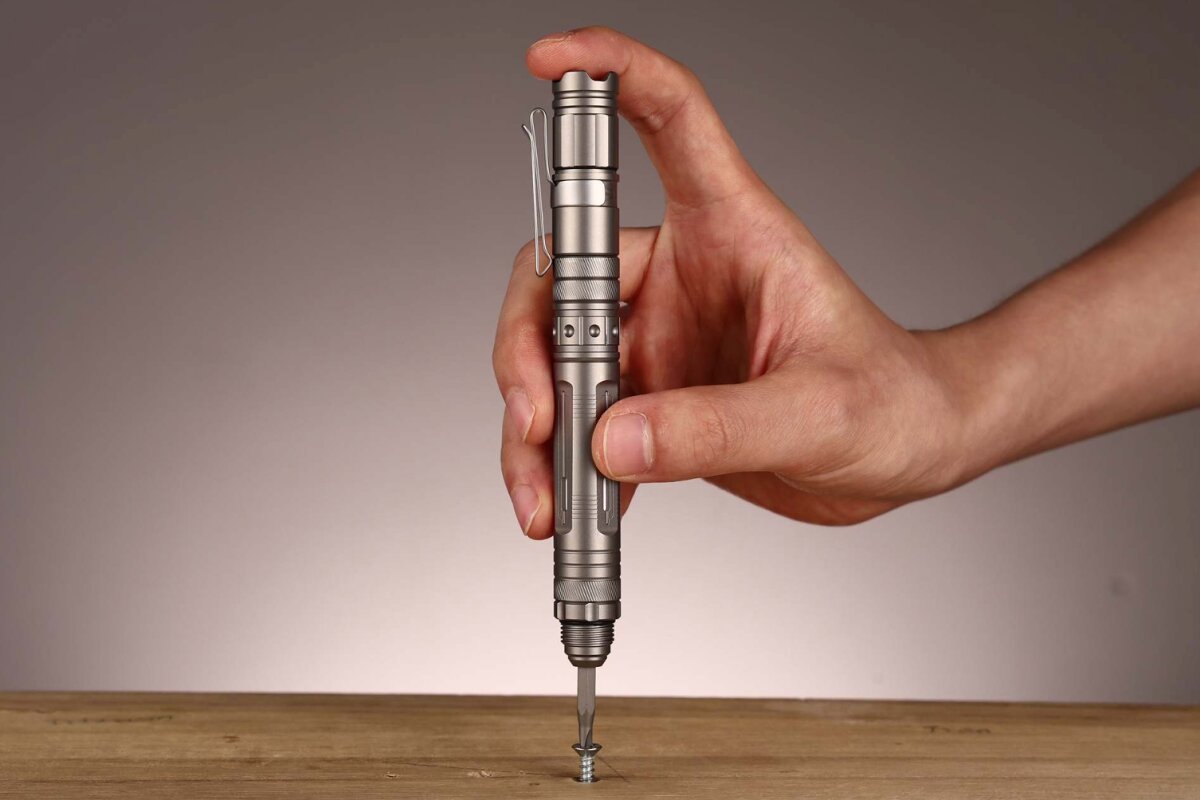 Titanium modular multitool puts the power in pen form