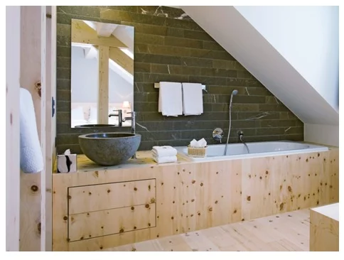 The Romantik Hotel Muottas Muragl offers guests luxury Swiss stone pine accommodation (image: Romantik Hotel)