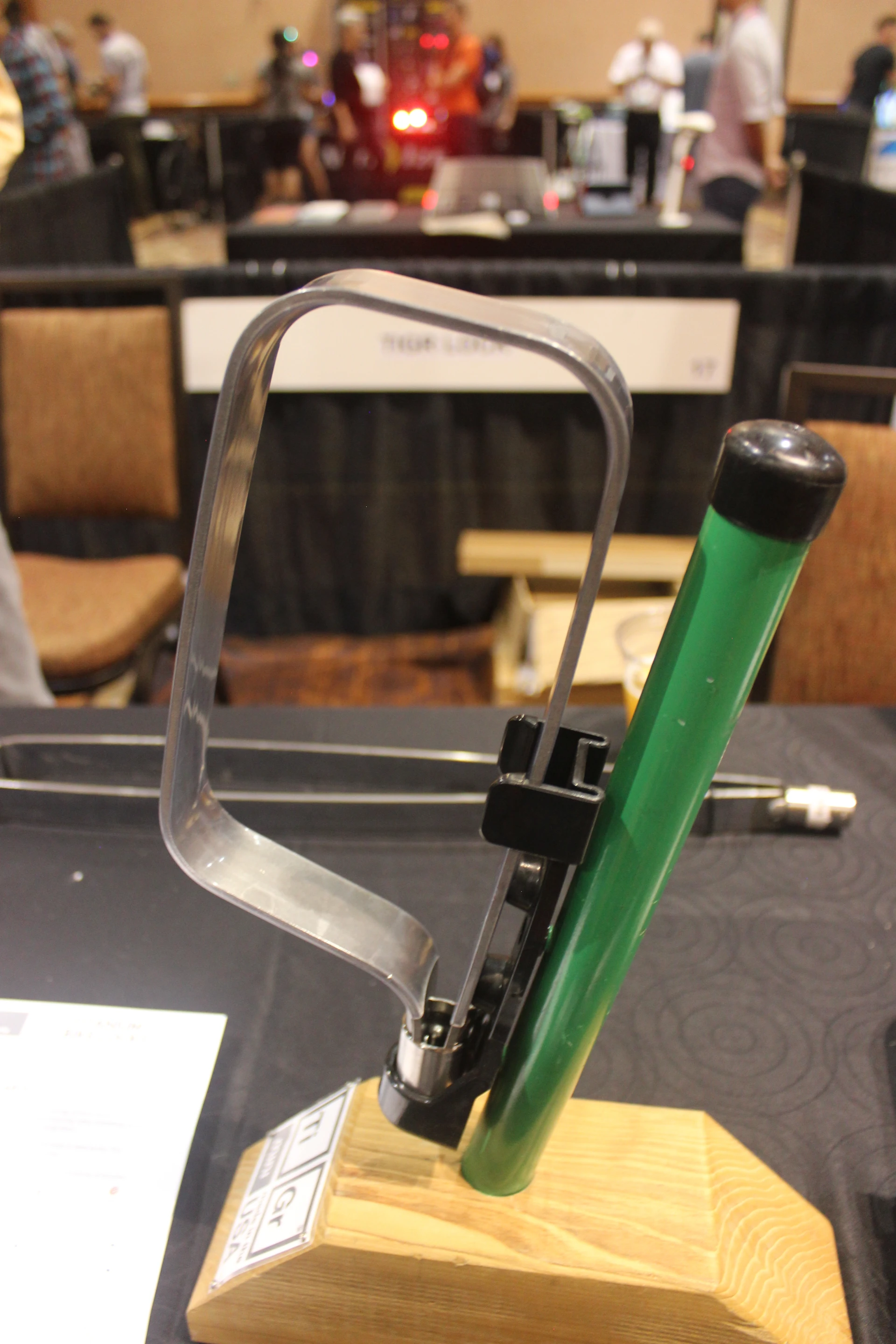 An unusual titanium lock made by Tigr