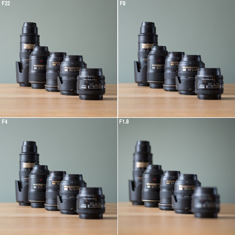 A larger maximum aperture means lens can gather more light, but it also produces a shallower depth of field
