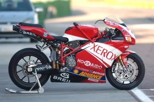 Ducati has built a special two-seater for demonstration and promotional purposes. Fancy a ride?