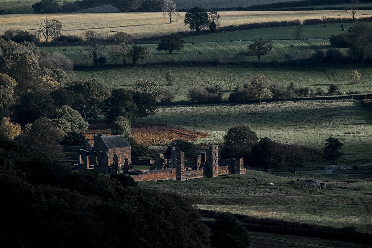 Shortlisted - Bradgate House. "The ruins of Bradgate House caught in the light of the setting sun in Autumn."