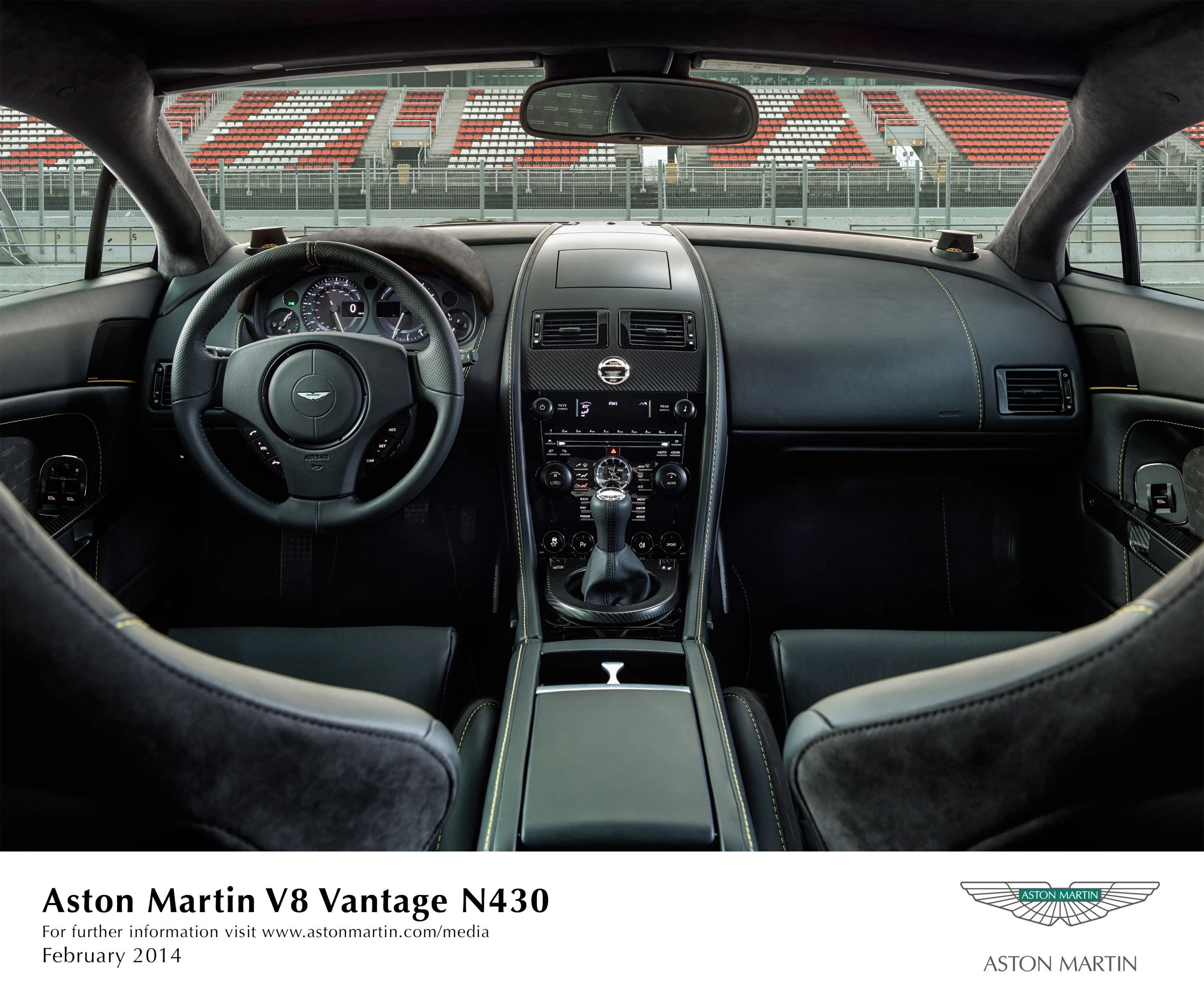 Vantage N430 dash