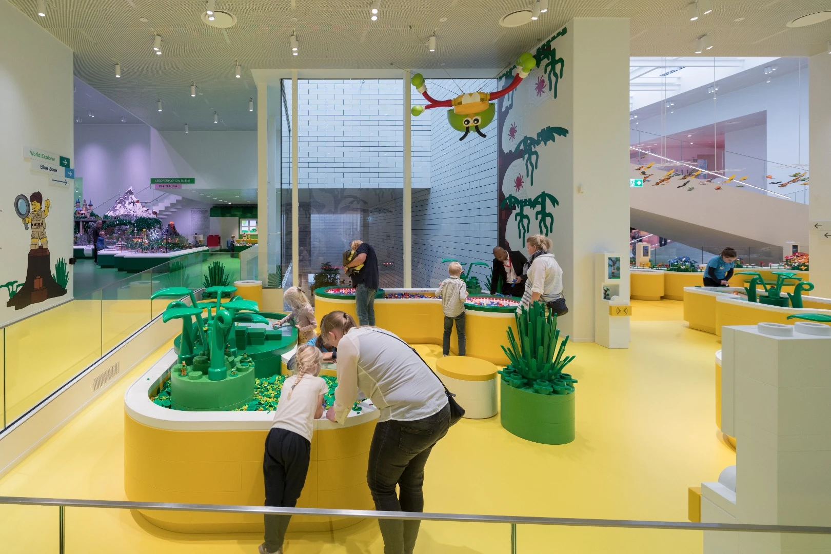 Another of the Lego House's play areas