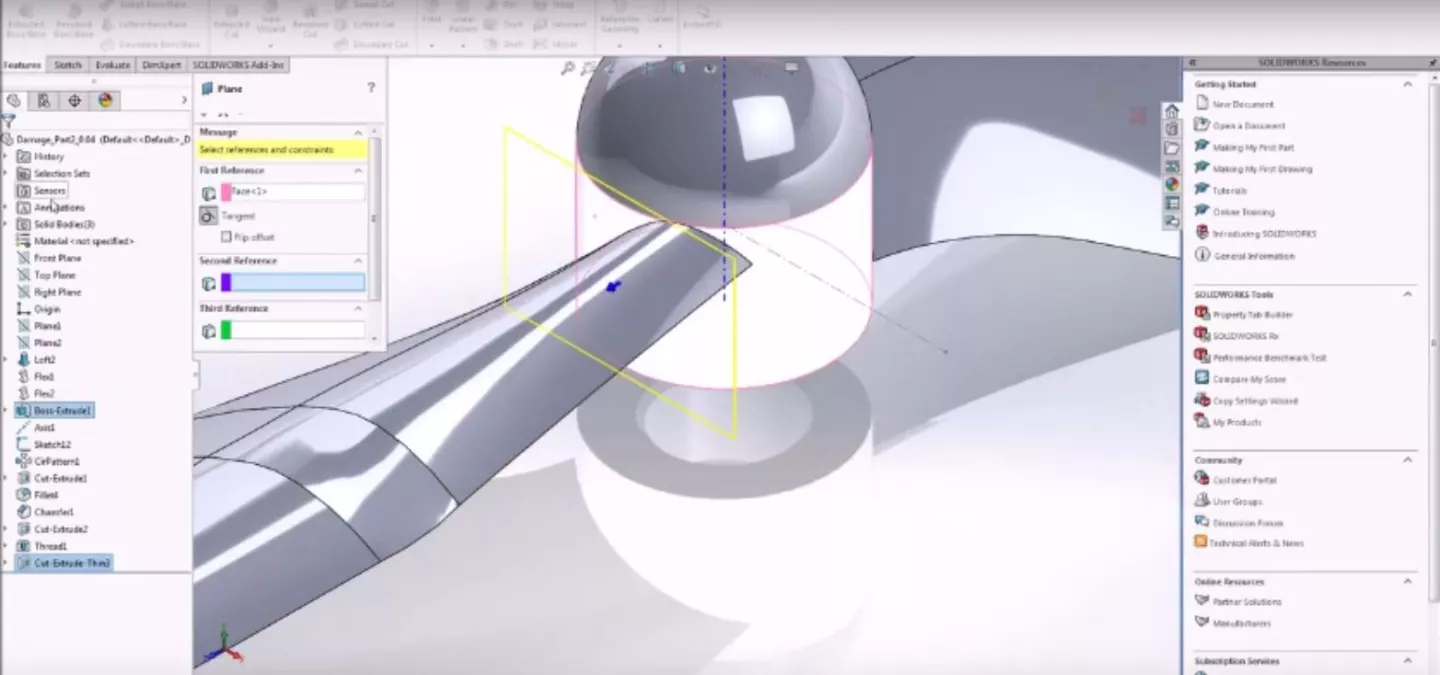 The researchers downloaded a CAM file, redesigned the propeller, and uploaded it