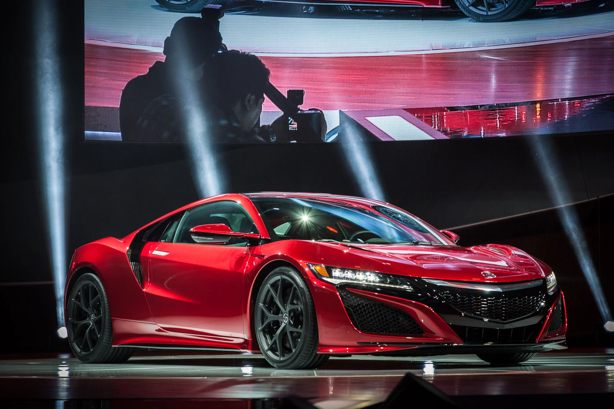 The production spec Acura NSX Version 2.0