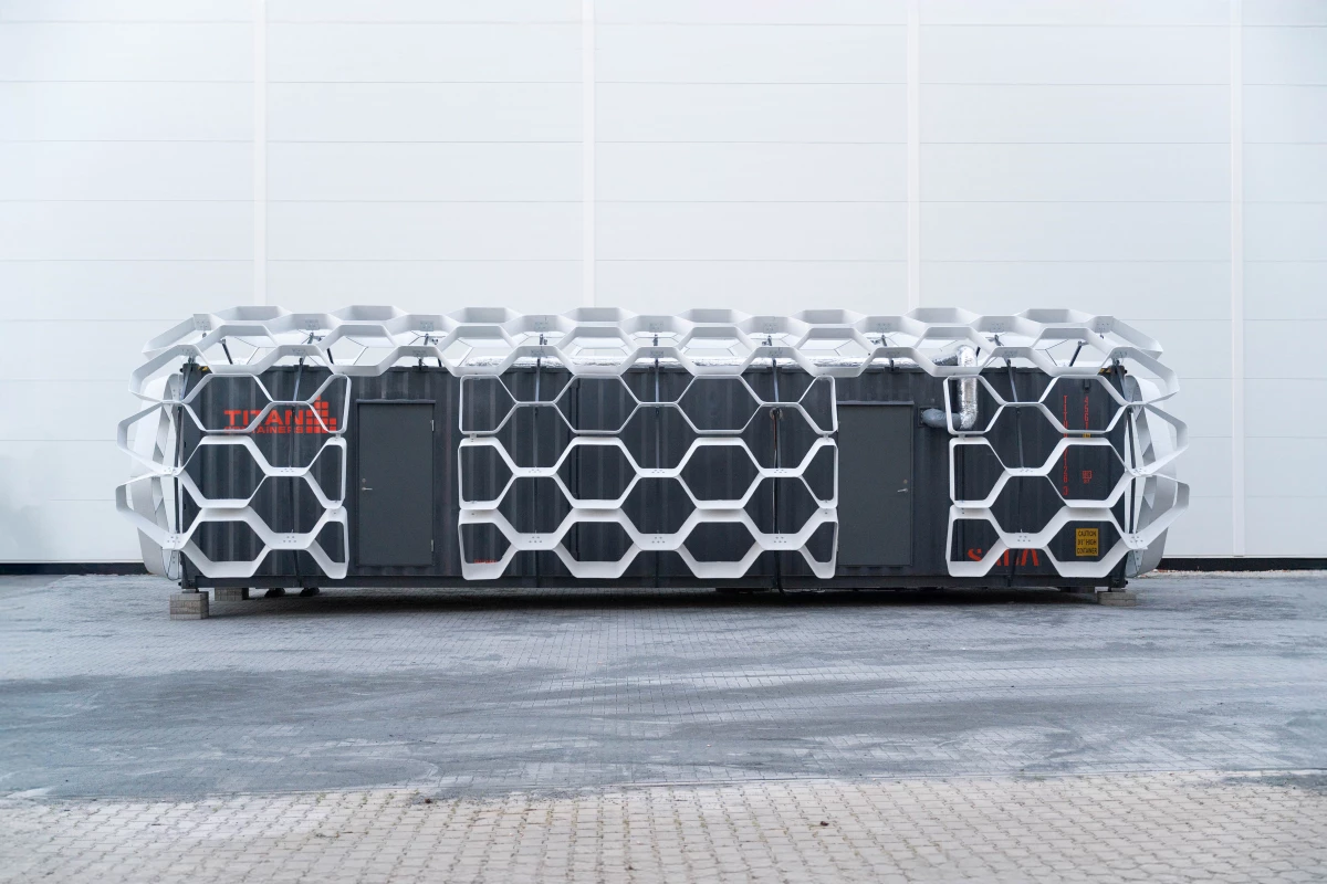 FLEXHab is a simulated Lunar habitat that's made from a shipping container and sleeps up to four crew members