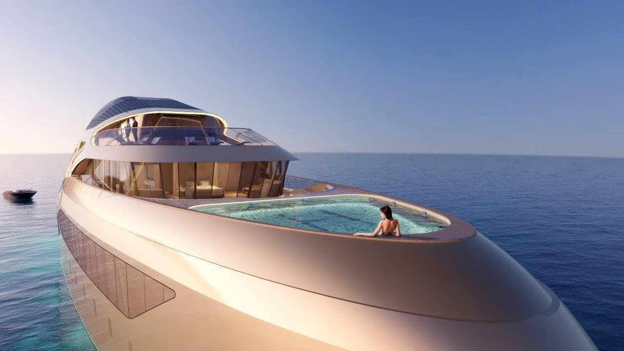 With two freshwater pools on board, you should never be short of water to swim in on the Se77antasette