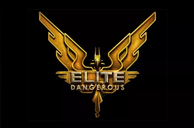 The preliminary logo for Elite: Dangerous, now being funded through Kickstarter