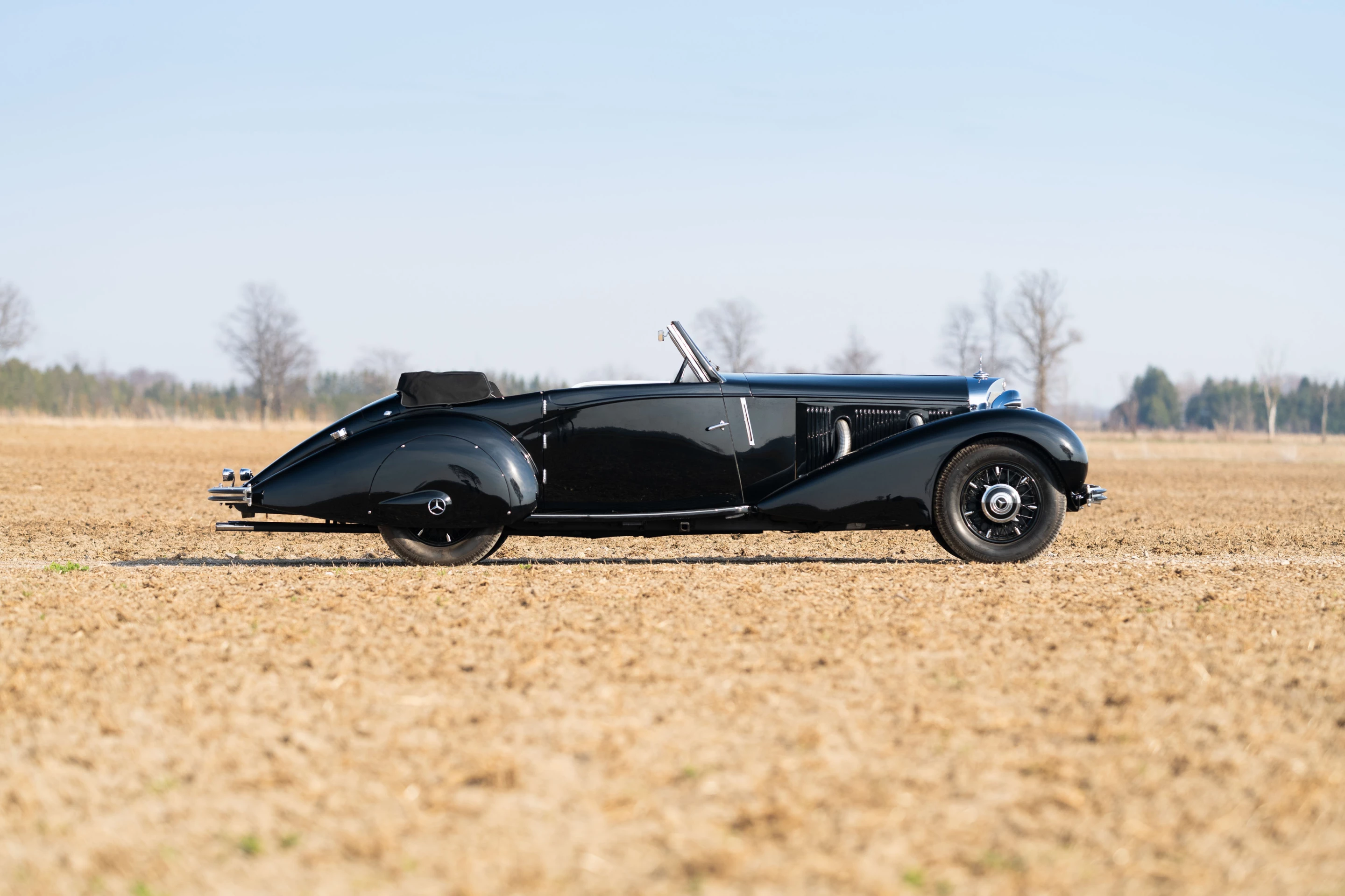 This 1935 Mercedes-Benz 500K Sindelfingen Special Roadster sold for $1,600,000 at RM-Sotheby's Amelia Island Auction on May 22, 2021