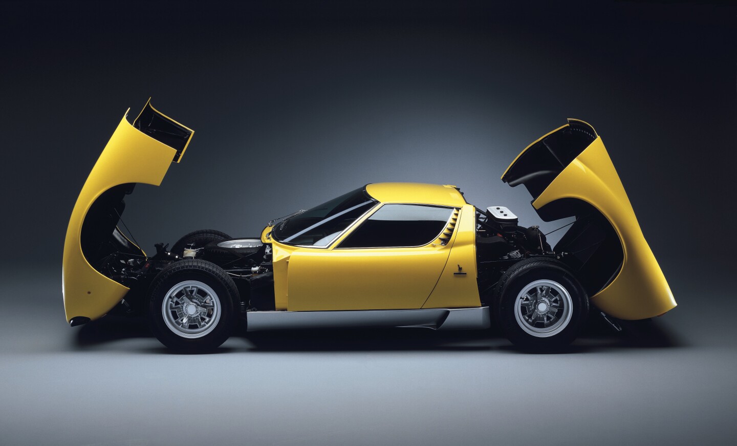 In 1966 Lamborghini stunned the world with the first supercar, the Miura; a ground-breaking mid-engined design with killer bodywork by Marcello Gandini from Bertone
