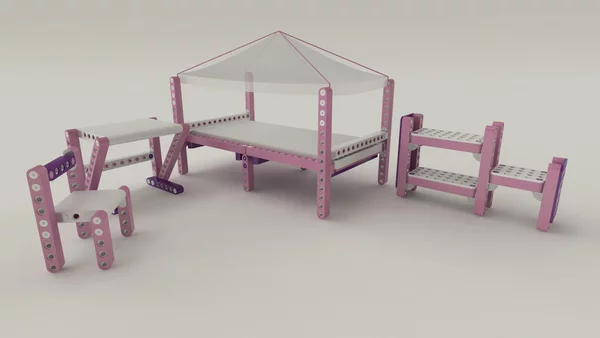 Creative children will be able to furnish their whole room using Olla