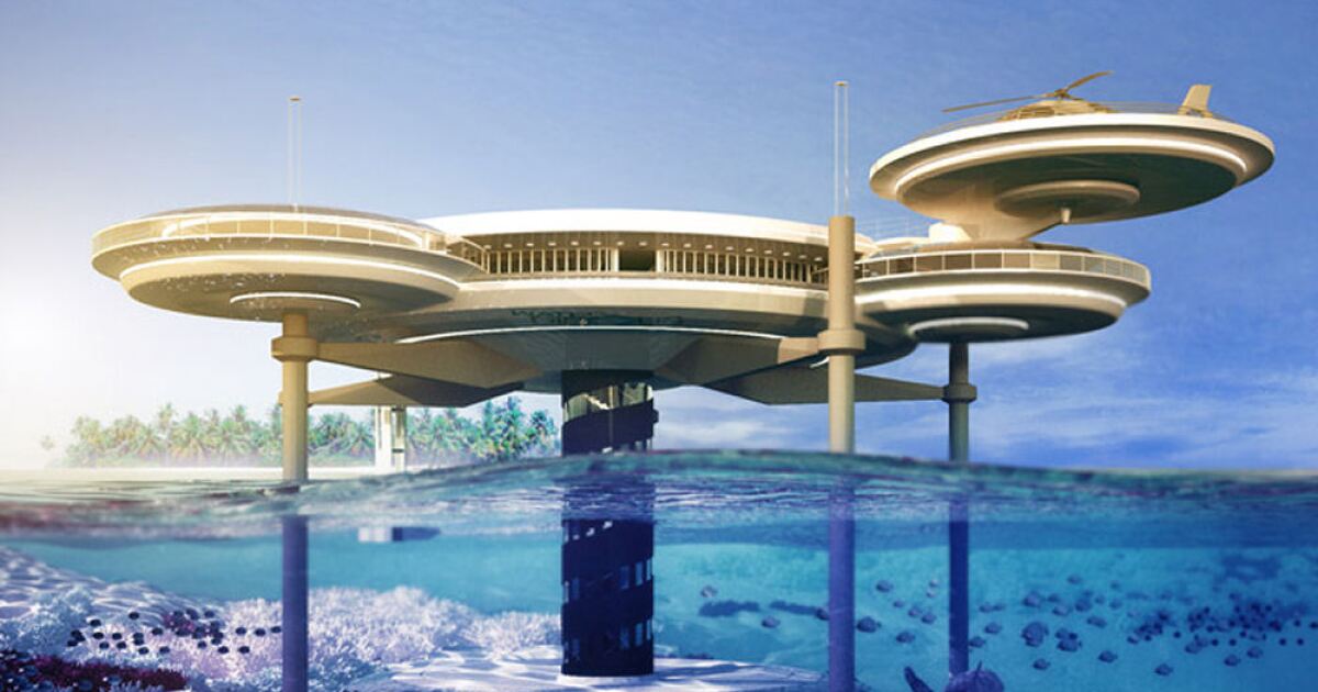 Dubai Water Discus hotel will allow guests to sleep underwater