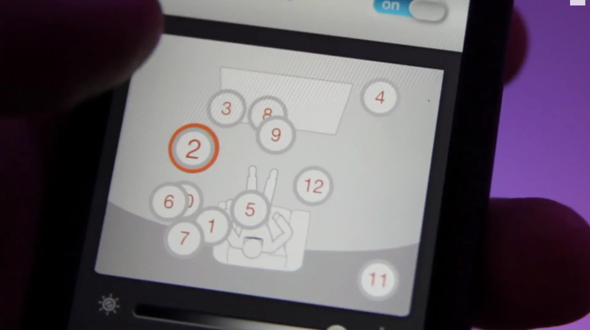 To work with Philips' hue light bulbs, viewers will need to download a dedicated Ambilight+hue app available for both iOS and Android