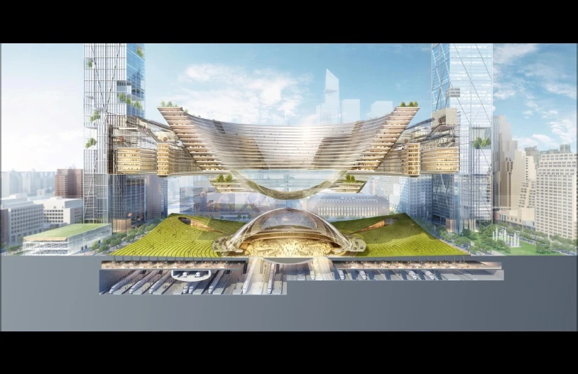 Cutaway view of Penn Station by SOM Design (Image: SOM Design)