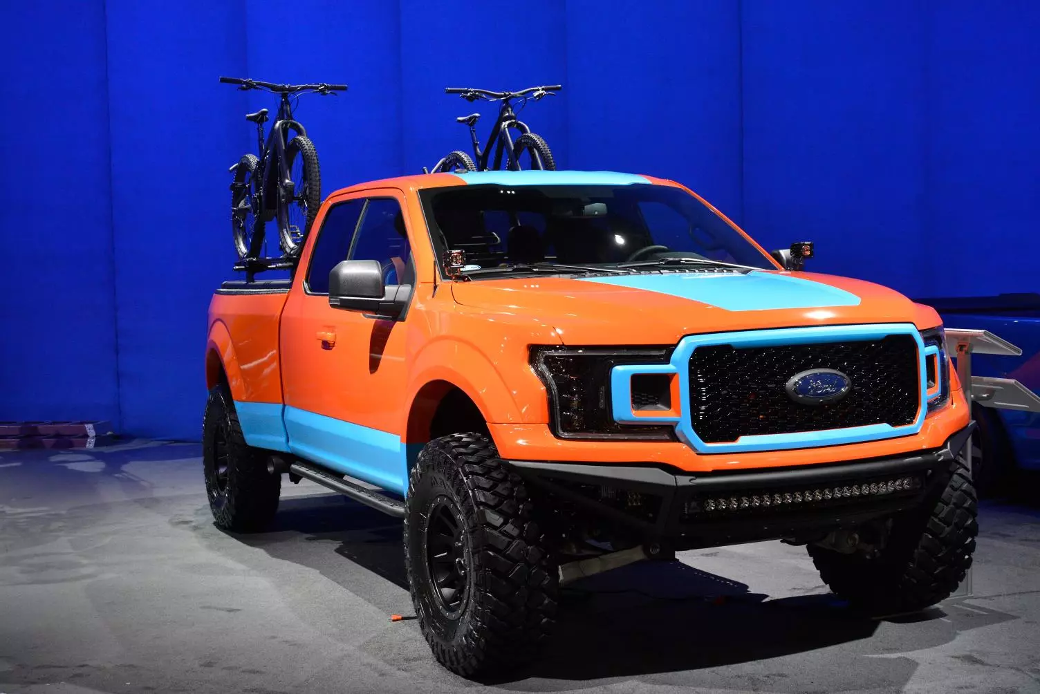 Ford definitely didn't stop at Rangers; the small army of tuned vehicles it brought included this Gen-2 Full-Race Motorsports ‘Freak-O-Boost' 2018 F-150 XLT Sport 4x4 Super Cab