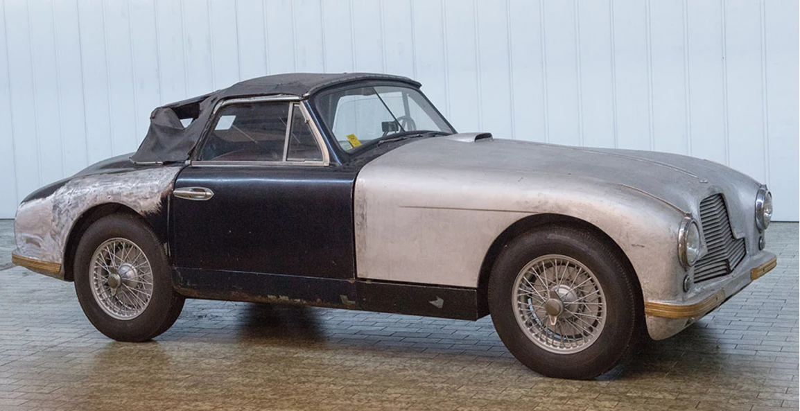 This 1952 Aston Martin DB2 DHC sold for €504,000 ($534,543) at RM-Sotheby’s Duemila Route sale in Milan