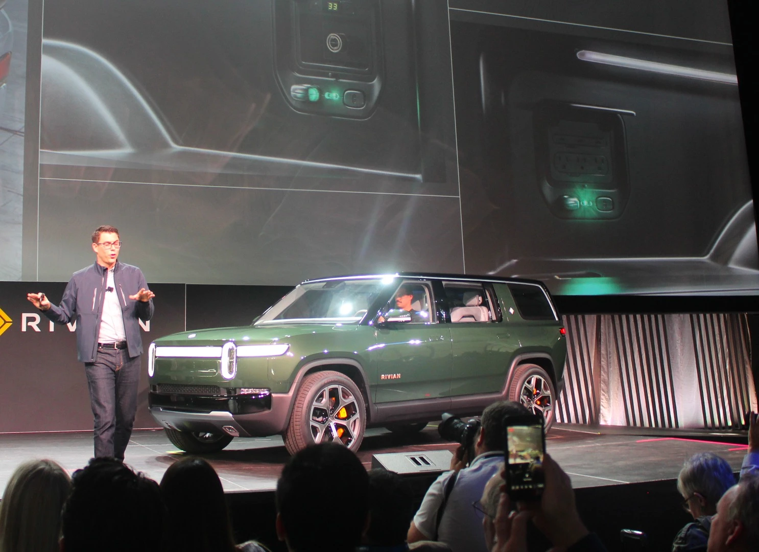 Range for the Rivian R1S is estimated at 240 to 410 miles per charge